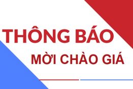 Thông báo mời chào giá gói thầu Cung cấp dịch vụ sửa chữa Máy xử lý rác thải y tế S250